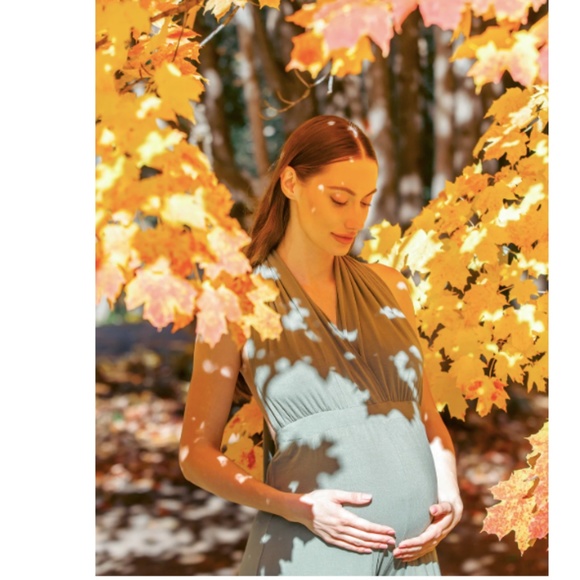 Aumnie 🇨🇦 Multiway Infinity Hatch Jumpsuit Jumper M Maternity Size 6 - Picture 7 of 8